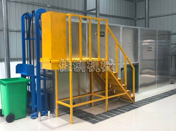 垃圾處理一體機(jī)現(xiàn)場(chǎng)