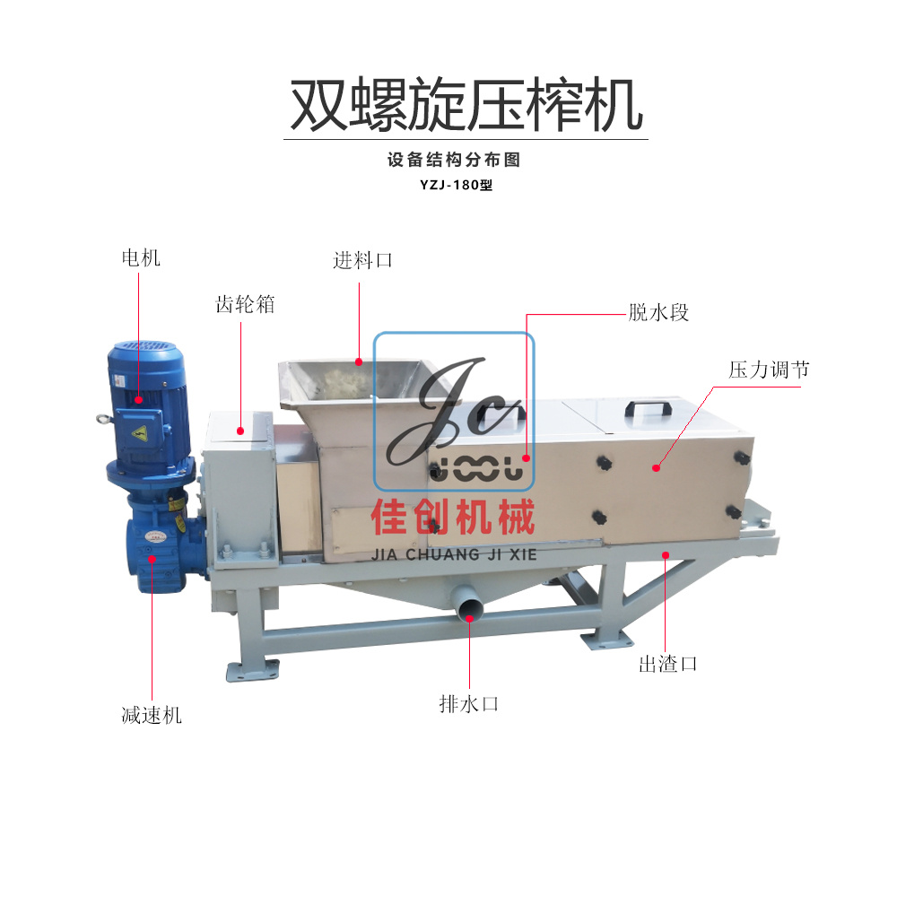 YZJ-180雙螺旋壓榨機(jī) YZJ-180雙螺旋壓榨機(jī)